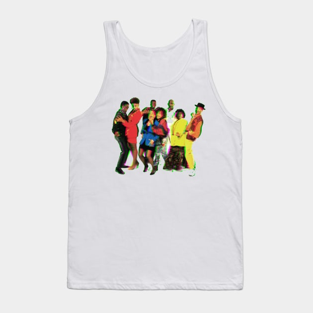 A 90s World is Different Tank Top by Peter Katsanis Art